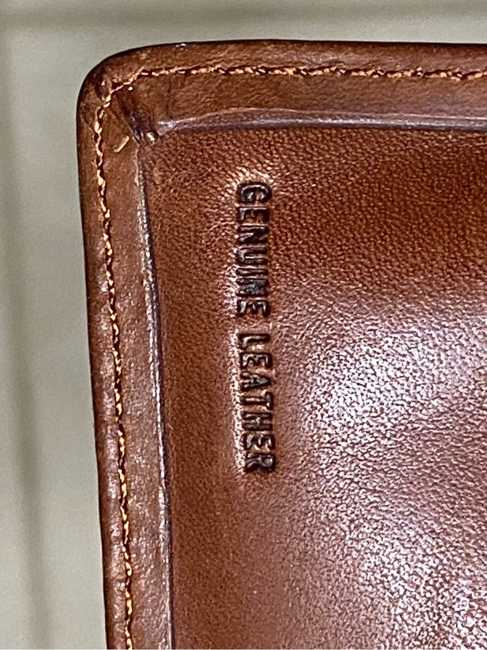 Fossil Chestnut Leather Wallet